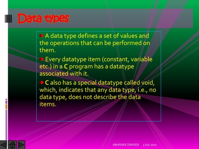 INTRODUCTION TO C PROGRAMMING | PPSX