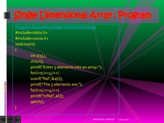 INTRODUCTION TO C PROGRAMMING | PPSX