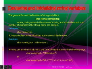 INTRODUCTION TO C PROGRAMMING | PPSX