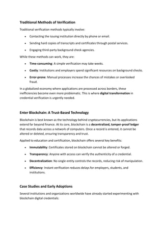 The Future of Trust: How Blockchain is Revolutionizing Digital ...