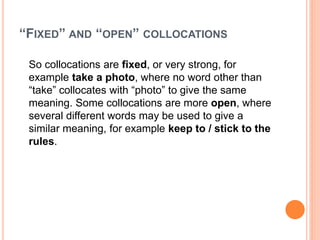 Learning collocations | PPTX