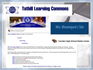 The library as learning commons | PPTX
