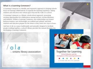 The library as learning commons | PPTX