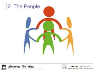 2. The People




                Online Seminar Series—Summer 2012
 