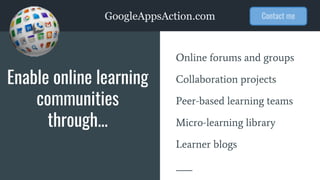 Creating online learning communities with Google tools | PPT