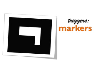 aceptamos
como

Level 1
de

marker based

augmented reality

 