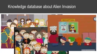 Knowledge database about Alien Invasion
 