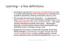 Learning, creativity and collective intelligence | PPTX