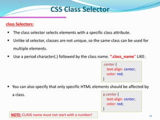 Web Design Course: CSS lecture 1 | PPT