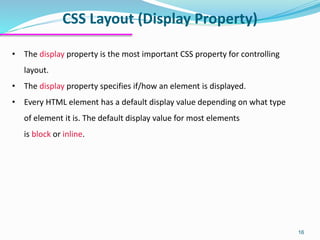 Web Design Course: CSS lecture 4 | PPT