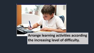 Learning Difficulty Activities Presentation on Learning curve | PDF