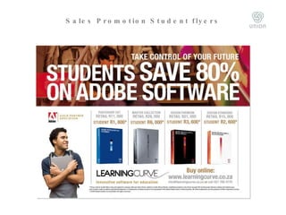 Sales Promotion Student flyers 