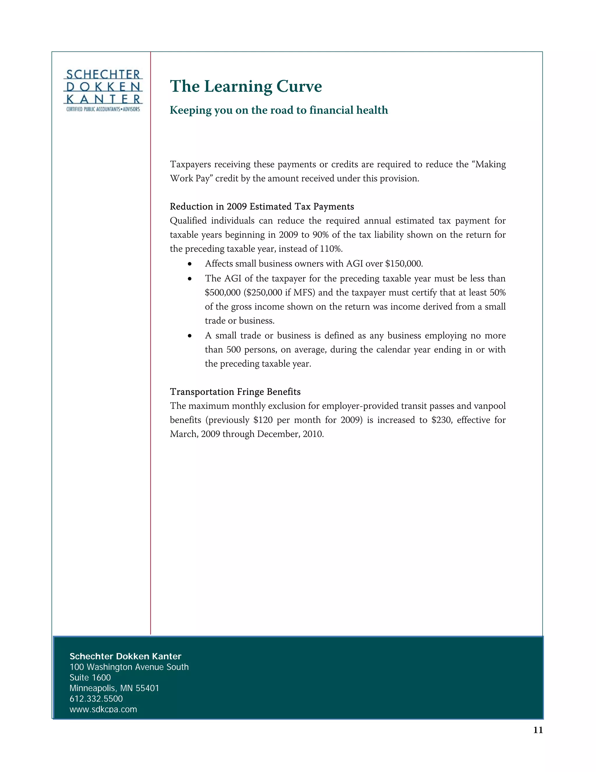 Learning Curvehandout May09