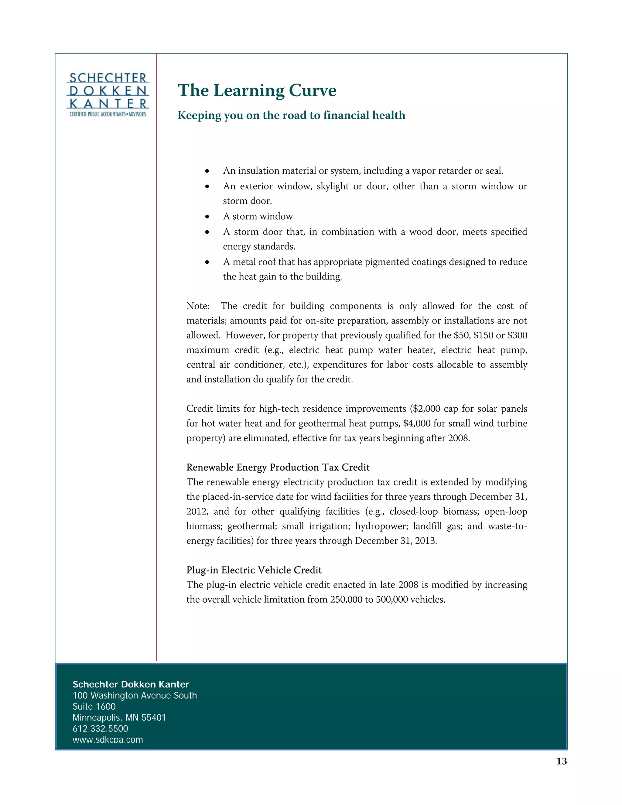 Learning Curvehandout May09