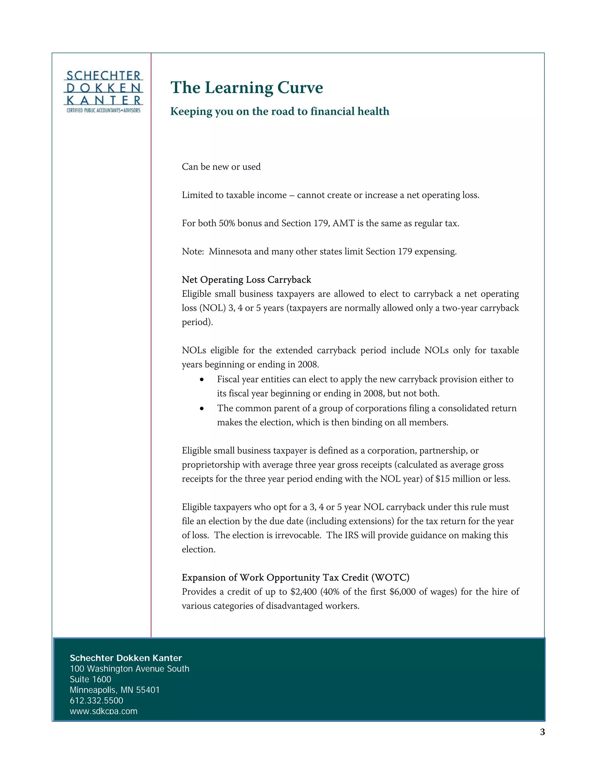 Learning Curvehandout May09