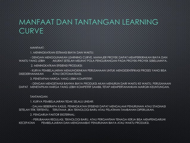 Learning Curve Theory Detailed Tugas Manpro Pptx