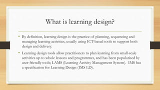 Learning design | PPTX