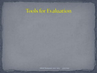 Ashok Narayanan :2012 -2013   9/20/2012
 