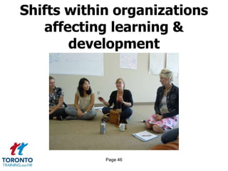 Page 46
Shifts within organizations
affecting learning &
development
 
