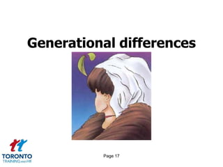 Page 17
Generational differences
 