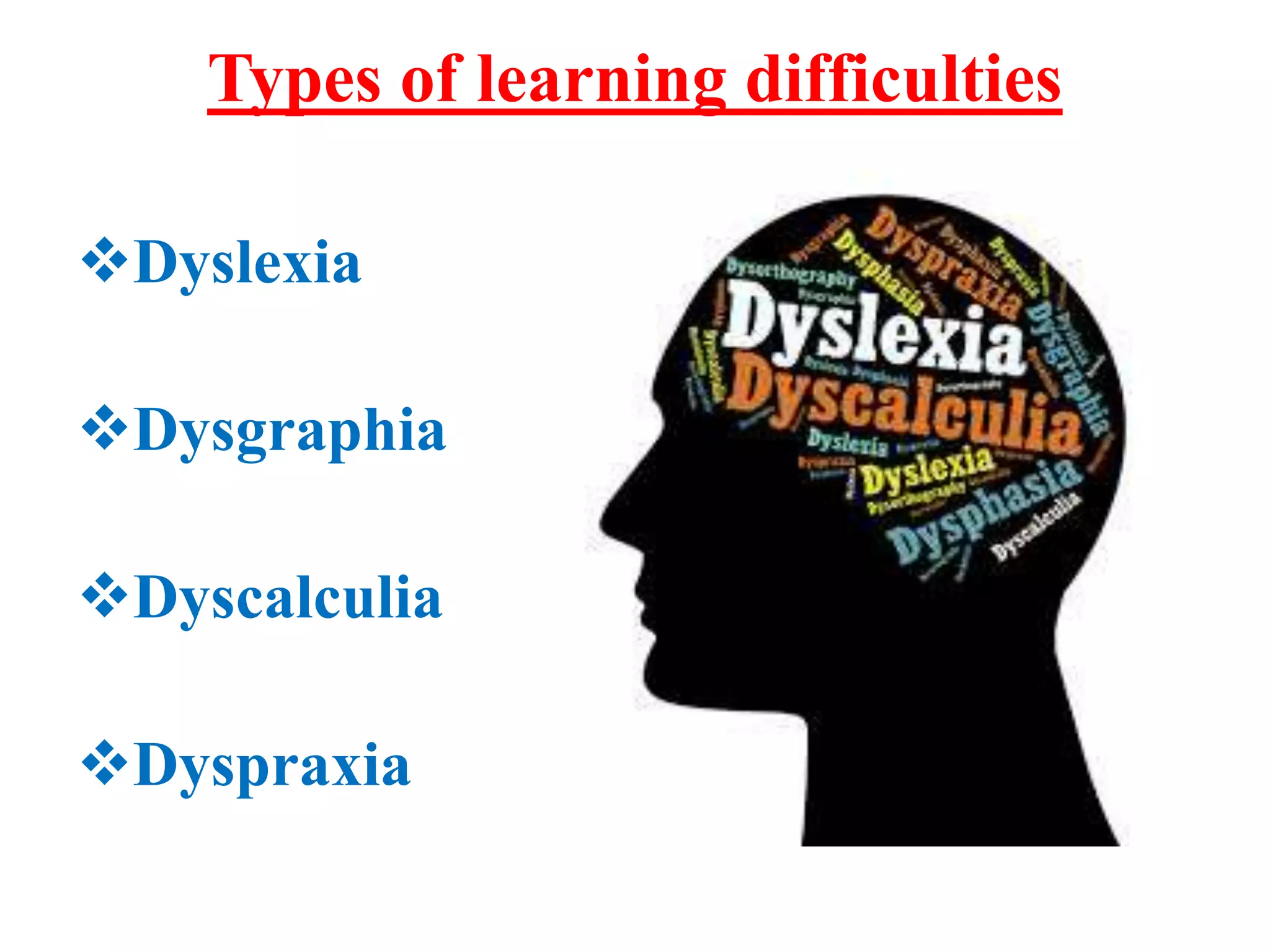 Learning disabilities ppt