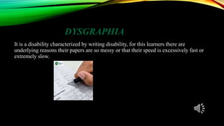 LEARNING DISABILITIES | PPTX