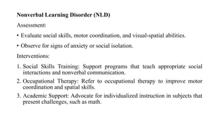 Nld Sign LEARNING DISABILITIES, HABIT DISORDER, SPEECH DISORDER.pptx