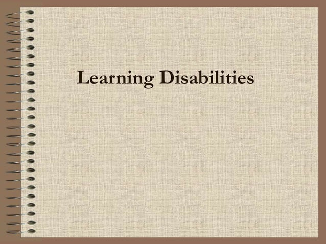 Learning Disabilities PowerPoint (1).ppt
