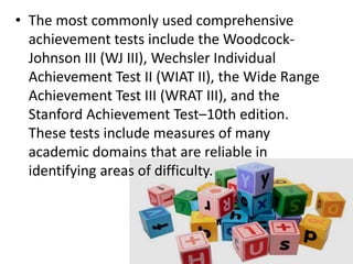 Example Wgiii Test Learning Disability | PPTX