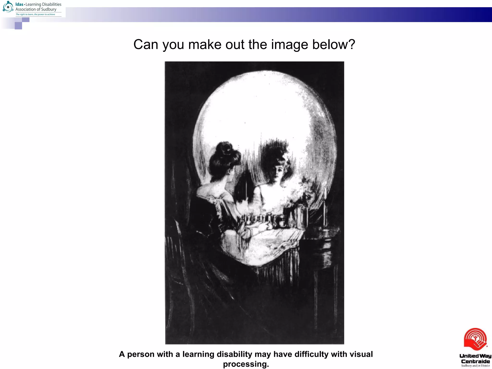 Learning disability sensitivity slides | PPT