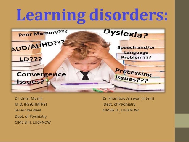 case study learning disorders