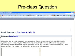 Pre-class Question 