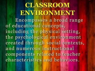 NCBTS Domain 2: Learning Environment | PPTX