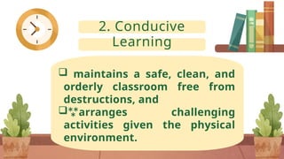 LEARNING ENVIRONMENT: Three Domain - Cognitive, Physical and Emotional ...
