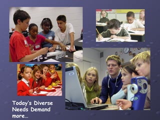 Today’s Diverse Needs Demand more…