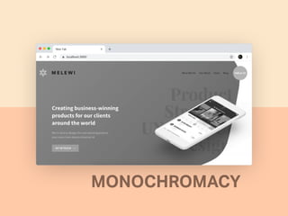MONOCHROMACY
 