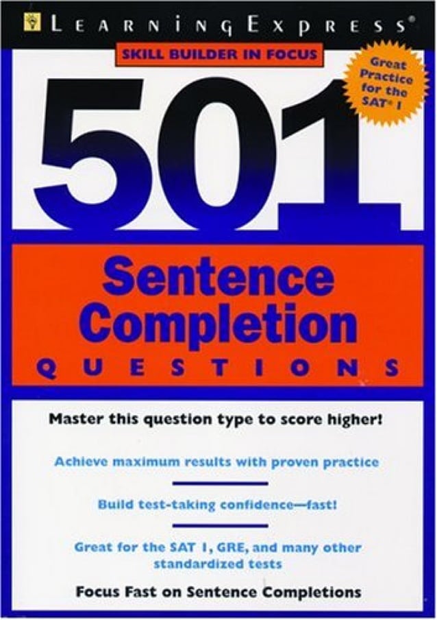 Sentence Completion Exercises PDF