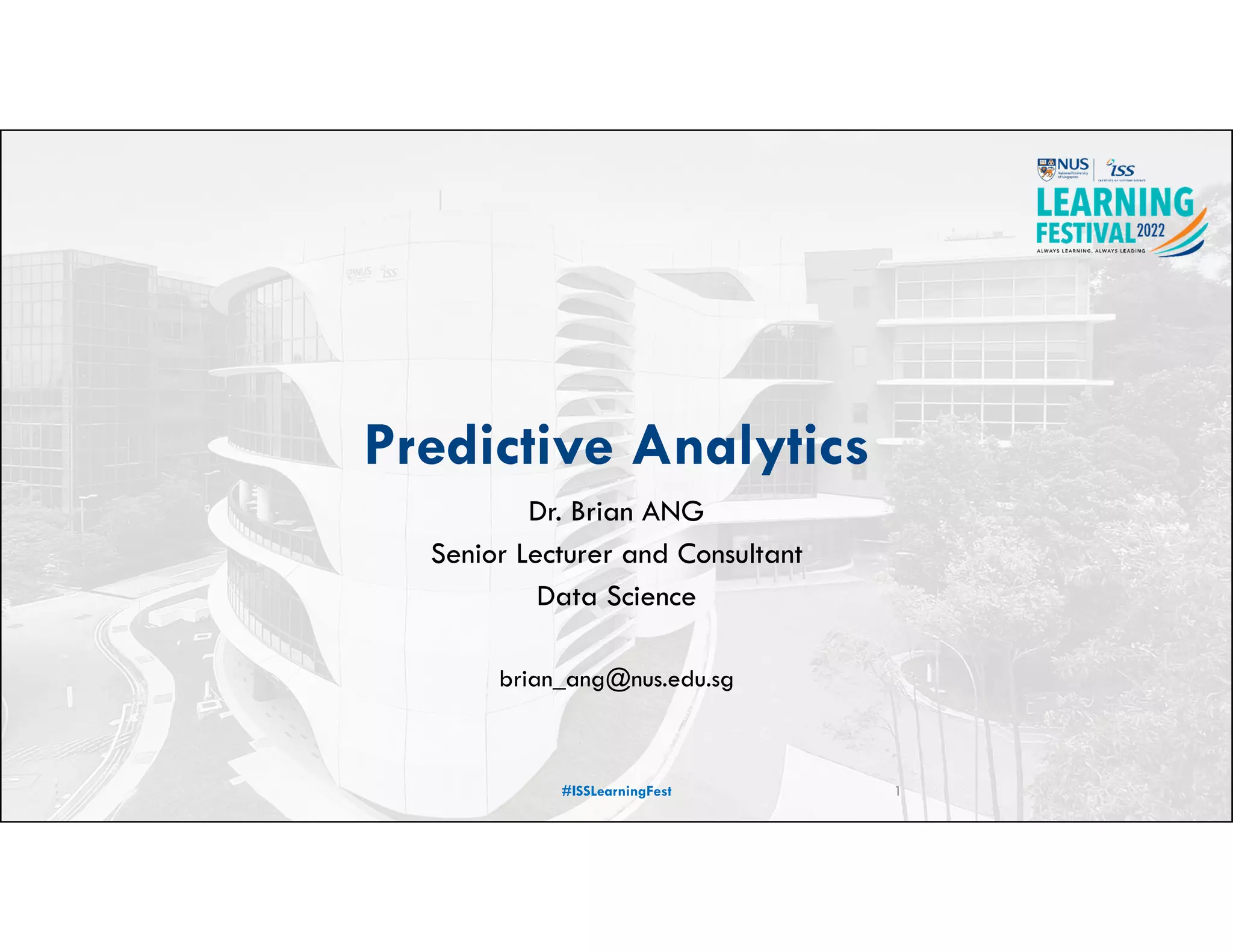 Predictive Analytics | PPT