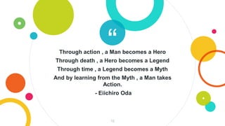 Learning form legends