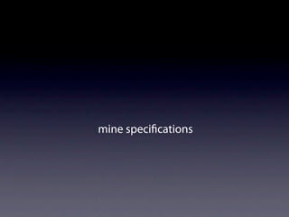 mine speci cations
 