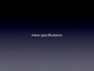 mine speci cations
 