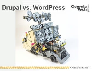 Drupal vs. WordPress
 