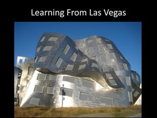 Learning From Las Vegas
 