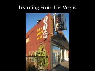 Learning From Las Vegas
 