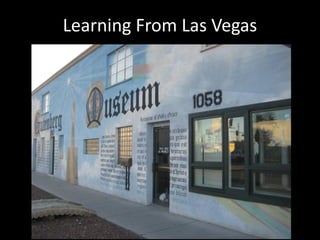 Learning From Las Vegas
 