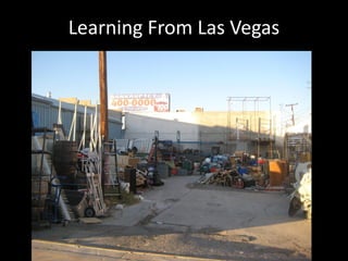 Learning From Las Vegas
 