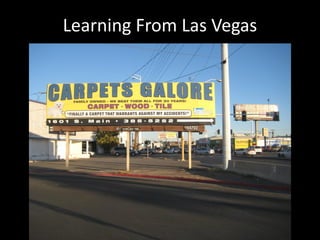 Learning From Las Vegas
 