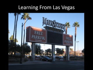 Learning From Las Vegas
 