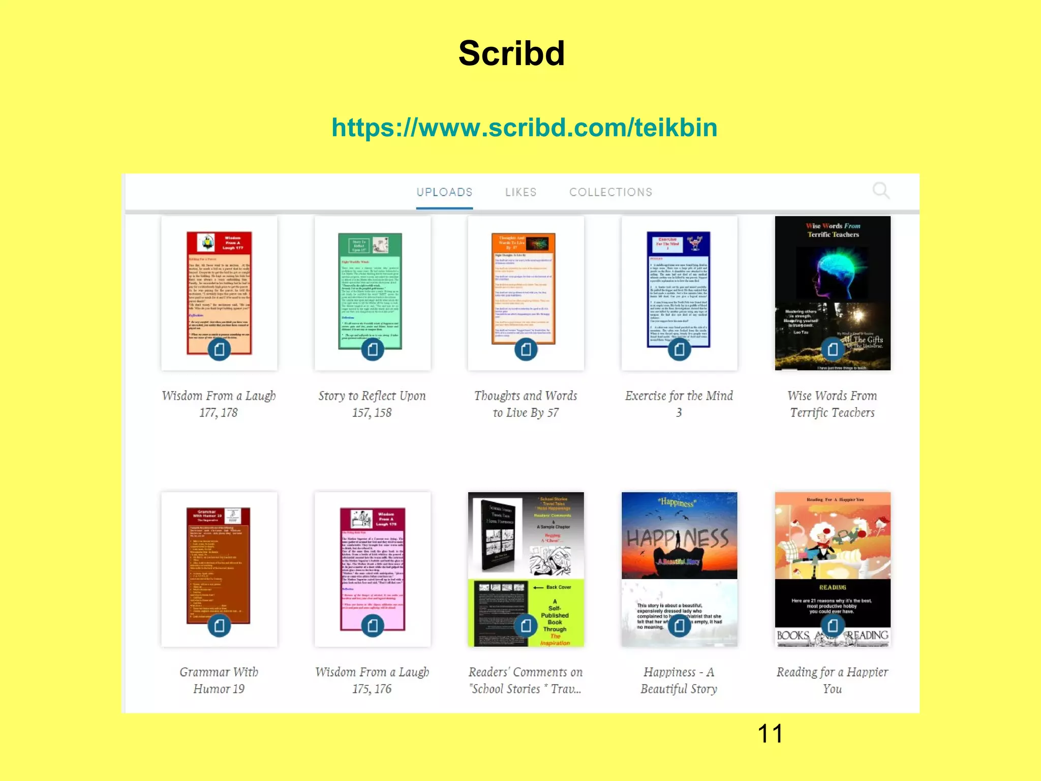 11
Scribd
https://www.scribd.com/teikbin