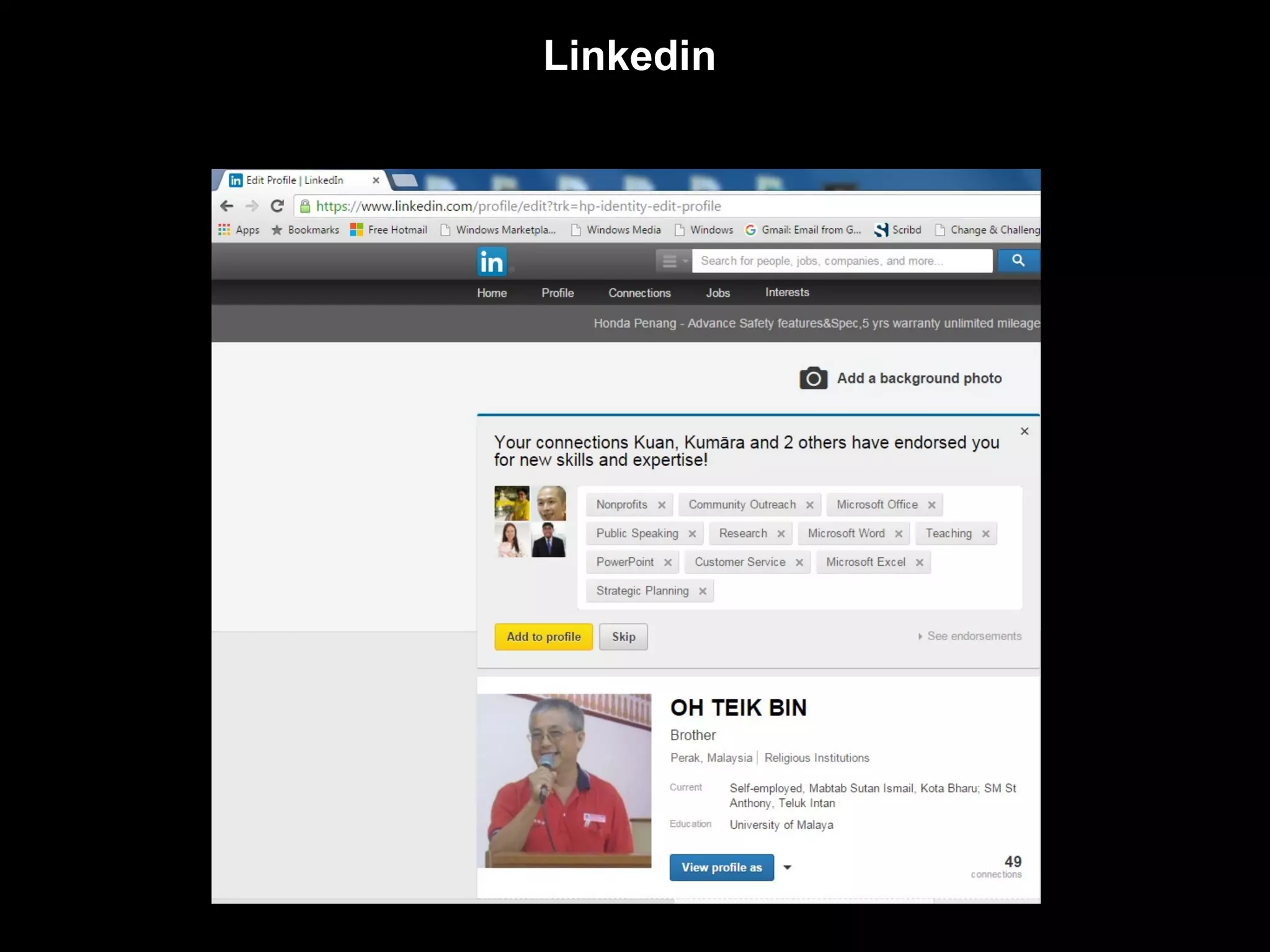 26
Linkedin
https://www.linkedin.com/nhome/?trk=